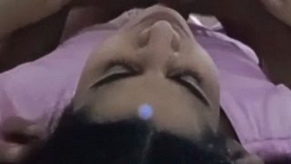 Couple Bed Stripping Homemade Sex Clip